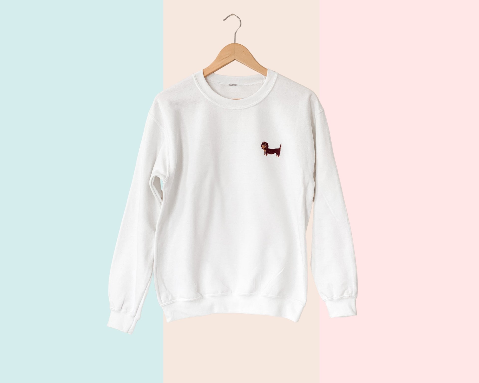 Dachshund Embroidery Sweatshirt – Dear Cooper